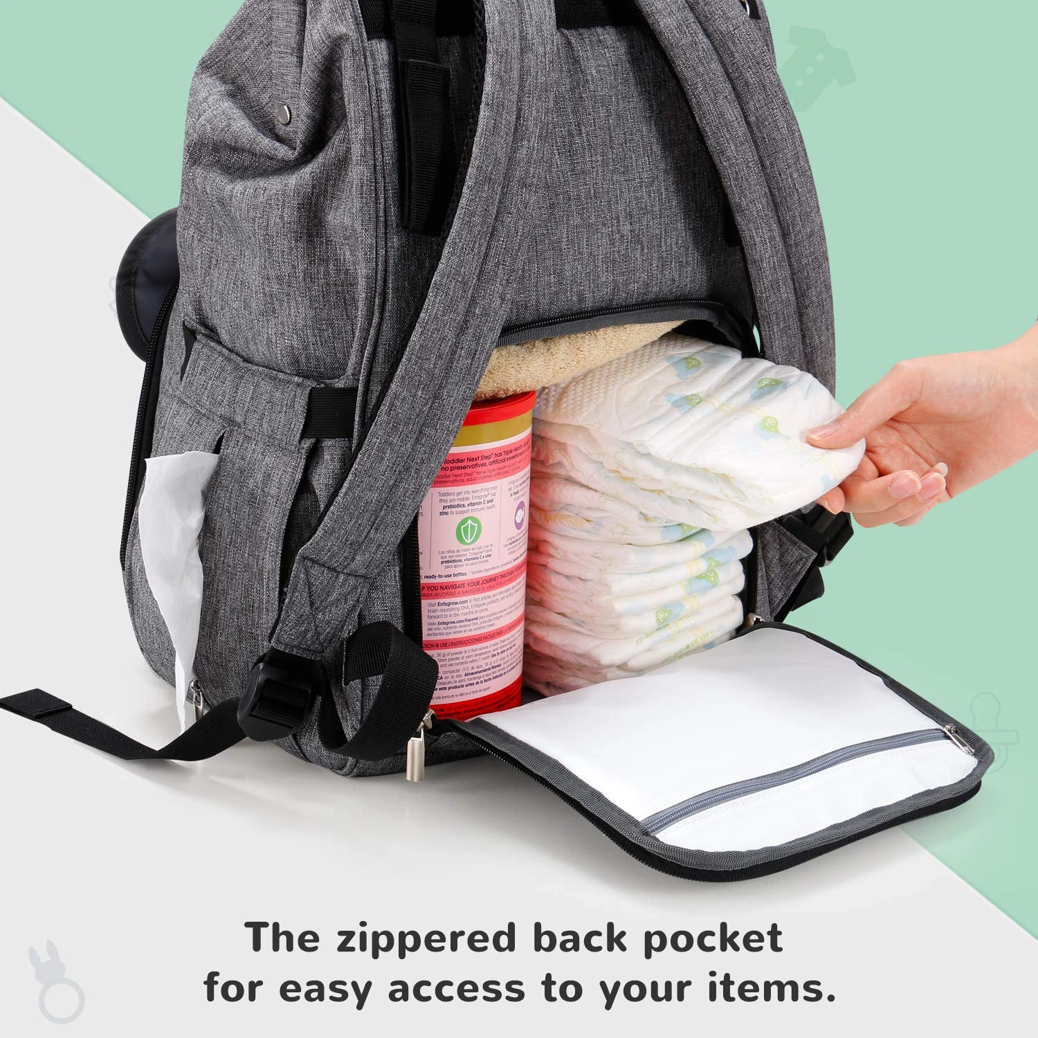 Lifewit Unisex Diaper Backpack: Stylish & Practical for Mom & Dad's Adventures!
